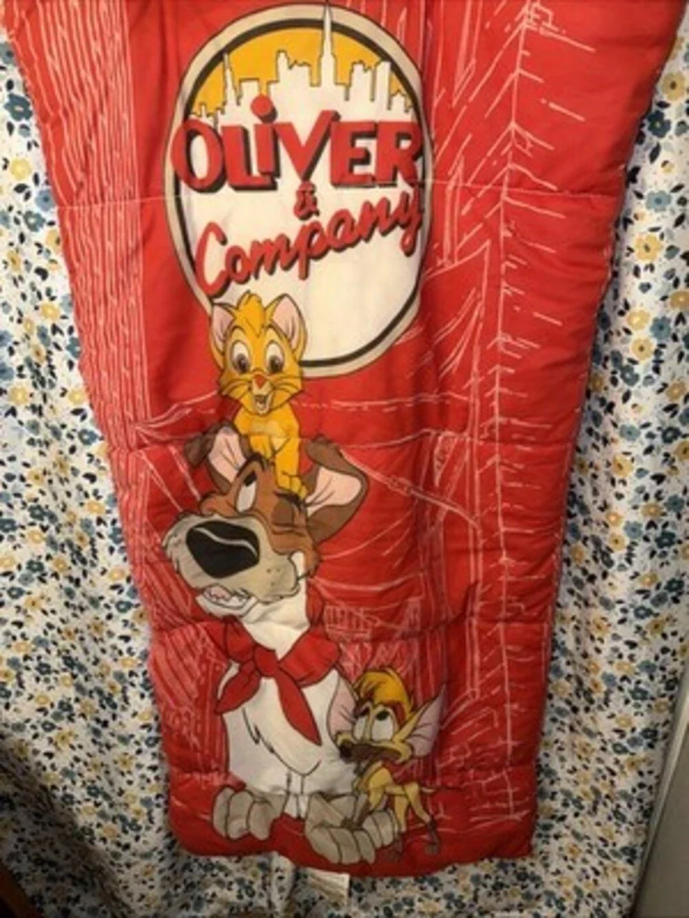 Vintage Oliver And Company Sleeping Bag (Hole On The Bottom) 54’’ X 30’’ Zipped